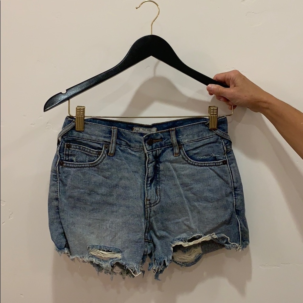Free People Denim Shorts